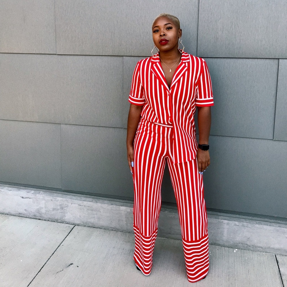 ZARA STRIPED SET